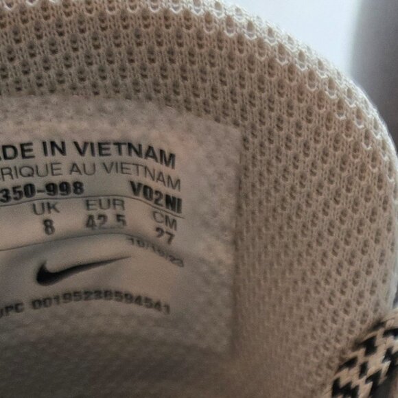 Nike Air Max 95 ID BY YOU Grey / White Gray / Texas Orange Size 9 M EUC " JU " - Picture 6 of 7